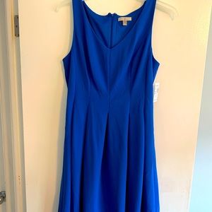 Cobalt blue mini dress